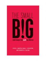 The Small Big: Small Changes That Spark Big Influence
 9781455584239