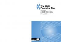 The SME Financing Gap (Vol. II):  Proceedings of the Brasilia Conference, 27-30 March 2006
 9264029443