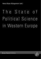 The State of Political Science in Western Europe
 3866490453, 9783866490451