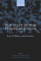 The State of the European Union, 6 : Law, Politics, and Society
 9780191531460, 9780199257379