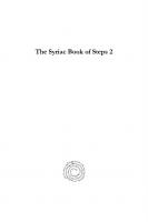 The Syriac Book of Steps 2: Syriac Text and English Translation
 9781463214869