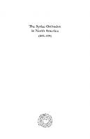 The Syriac Orthodox in North America (1895-1995): A Short History (Gorgias Handbooks)
 9781463240370, 2019009610, 1463240376