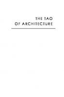 The Tao of Architecture
 9781400885084