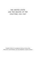 The United States and the Origins of the Cold War, 1941-1947
 023112239X, 9780231122399