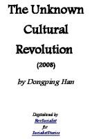 The Unknown Cultural Revolution: Life and Change in a Chinese Village
 9781583671801