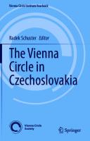 The Vienna Circle in Czechoslovakia (Vienna Circle Institute Yearbook, 23)
 3030363821, 9783030363826