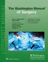 The Washington Manual of Surgery [8th Edition]
 9781975120092