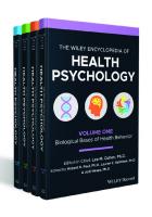 The Wiley Encyclopedia of Health Psychology, 4 Volume Set [1st ed.]
 9781119057840, 1119057841, 9781119057833, 1119057833
