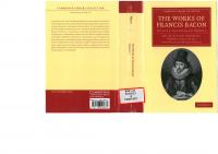 The Works of Francis Bacon [3]
 9781108040662