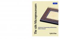 The X86 Microprocessors: Architecture and Programming 8086 to Pentium (Old Edition)
 9788131732465, 8131732460, 9788131771075, 8131771075