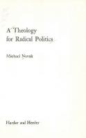 Theology for Radical Politics
