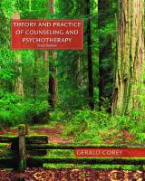 Theory and practice of counseling and psychotherapy / [Tenth edition.]
 9781305263727, 9781305857469