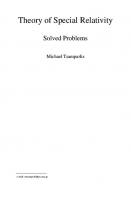 Theory of Special Relativity Solved Problems Michael Tsamparlis