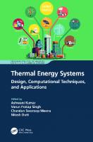 Thermal Energy Systems: Design, Computational Techniques, and Applications
 1032392932, 9781032392936