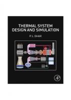 Thermal System Design and Simulation
 0128094494, 9780128094495