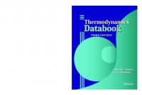 Thermodynamics Databook [3 ed.]
 9789354248979, 9781119382843