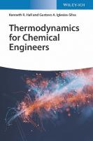 Thermodynamics for Chemical Engineers
 9783527350308, 9783527836789, 9783527836796