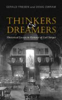 Thinkers and Dreamers : Historical Essays in Honour of Carl Berger [1 ed.]
 9781442690165, 9781442641952