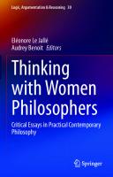 Thinking with Women Philosophers: Critical Essays in Practical Contemporary Philosophy (Logic, Argumentation & Reasoning, 30)
 3031126610, 9783031126611