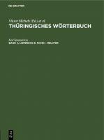 Thüringisches Wörterbuch: Band 4, Lieferung 5 Mann – Melkter [Reprint 2022 ed.]
 9783112616000, 9783112615997