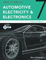 Today's Technician: Automotive Electricity and Electronics, Classroom and Shop Manual Pack, Spiral bound Version [7 ed.]
 1337618993, 9781337618991