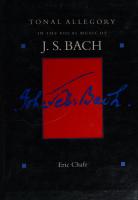 Tonal Allegory in the Vocal Music of J.S. Bach [1 ed.]
 0520058569, 9780520058569