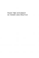 Track Two Diplomacy in Theory and Practice
 9780804796323