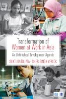 Transformation of women at work in Asia : An unfinished development agenda [1 ed.]
 9789221310037, 9789221310020