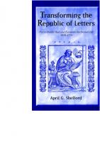 Transforming the Republic of Letters: Pierre-Daniel Huet and European Intellectual Life, 1650-1720 
 158046243X, 9781580462433