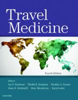 Travel Medicine [4th Edition]
 9780323547727