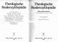 TRE: Theologische Realenzyklopdie [2, überarbeitete und erweiterte Auflage]
 3110138980