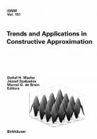 Trends and Applications in Constructive Approximation (International Series of Numerical Mathematics, 151)
 9783764371241, 3764371242