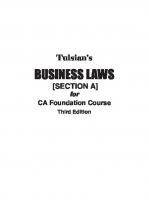 Tulsian's Business Law For Ca Foundation, 3Rd Edition [3 ed.]
 9789353163150