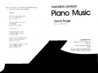 Twentieth-century piano music
 0028703219, 9780028703213