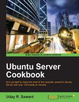 Ubuntu Server Cookbook
 1785883062, 9781785883064