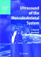 Ultrasound of the Musculoskeletal System (Medical Radiology) [2007 ed.]
 9788181287038, 3540422676