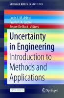 Uncertainty in Engineering: Introduction to Methods and Applications (SpringerBriefs in Statistics) [1st ed. 2022]
 3030836398, 9783030836399