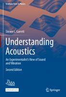 UNDERSTANDING ACOUSTICS : an experimentalists view of sound and vibration. [2 ed.]
 9783030447861, 3030447863