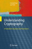 Understanding Cryptography: A Textbook for Students and Practitioners
 3642041000, 9783642041006