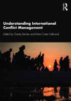 Understanding International Conflict Management
 9781138329539, 9781138329560, 9780429448164