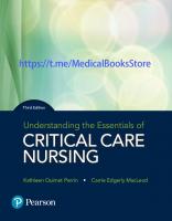 Understanding the essentials of critical care nursing [Third edition]
 9780134146348, 0134146344, 9780134528908, 0134528905