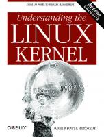 Understanding the Linux Kernel [3 ed.]
 9780596005658