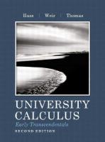 University Calculus: Early Transcendentals
 0321717392, 9780321717399