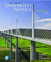 University Physics with Modern Physics [15 ed.]
 0135159555, 9780135159552