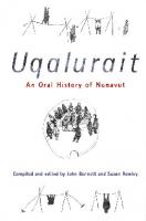 Uqalurait: An Oral History of Nunavut
 9780773570061