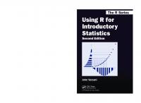 Using R for Introductory Statistics
 9781466590748, 1466590742