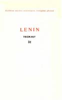 V. I. Lenin. Teokset [31]