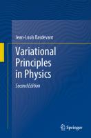 Variational Principles in Physics [2 ed.]
 9783031216916, 9783031216923