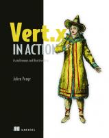 Vert.x in Action: Asynchronous and Reactive Java
 1617295620, 9781617295621