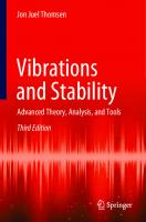 VIBRATIONS AND STABILITY : advanced theory, analysis, and tools, [3 ed.]
 9783030680442, 3030680444